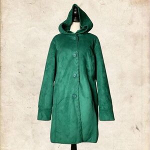 Denim&Co Emerald Hooded Trench Coat